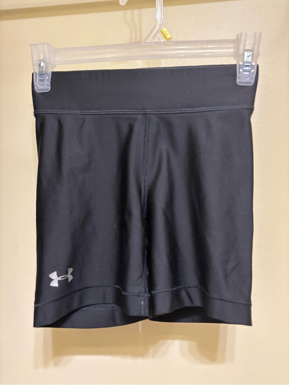 Under Armour Black Women's Bike Shorts with Logo